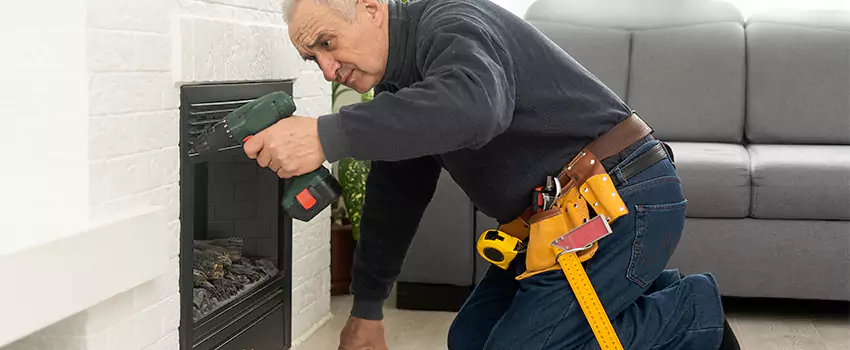 New Indoor Fireplace Installation in Hackensack, New Jersey