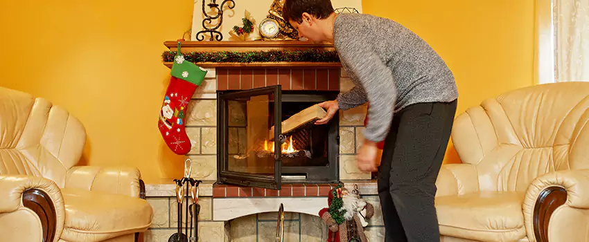 Rusted Metal Fireplace Restoration in Hackensack, New Jersey