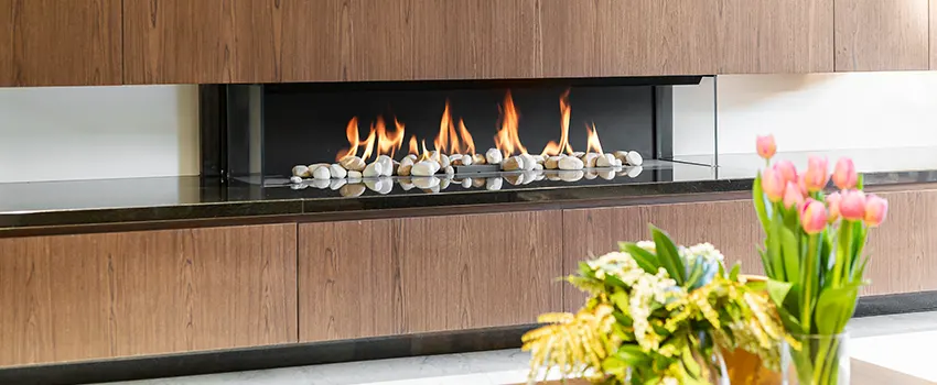 Double-height Fireplace Design Refurbishment in Hackensack, New Jersey